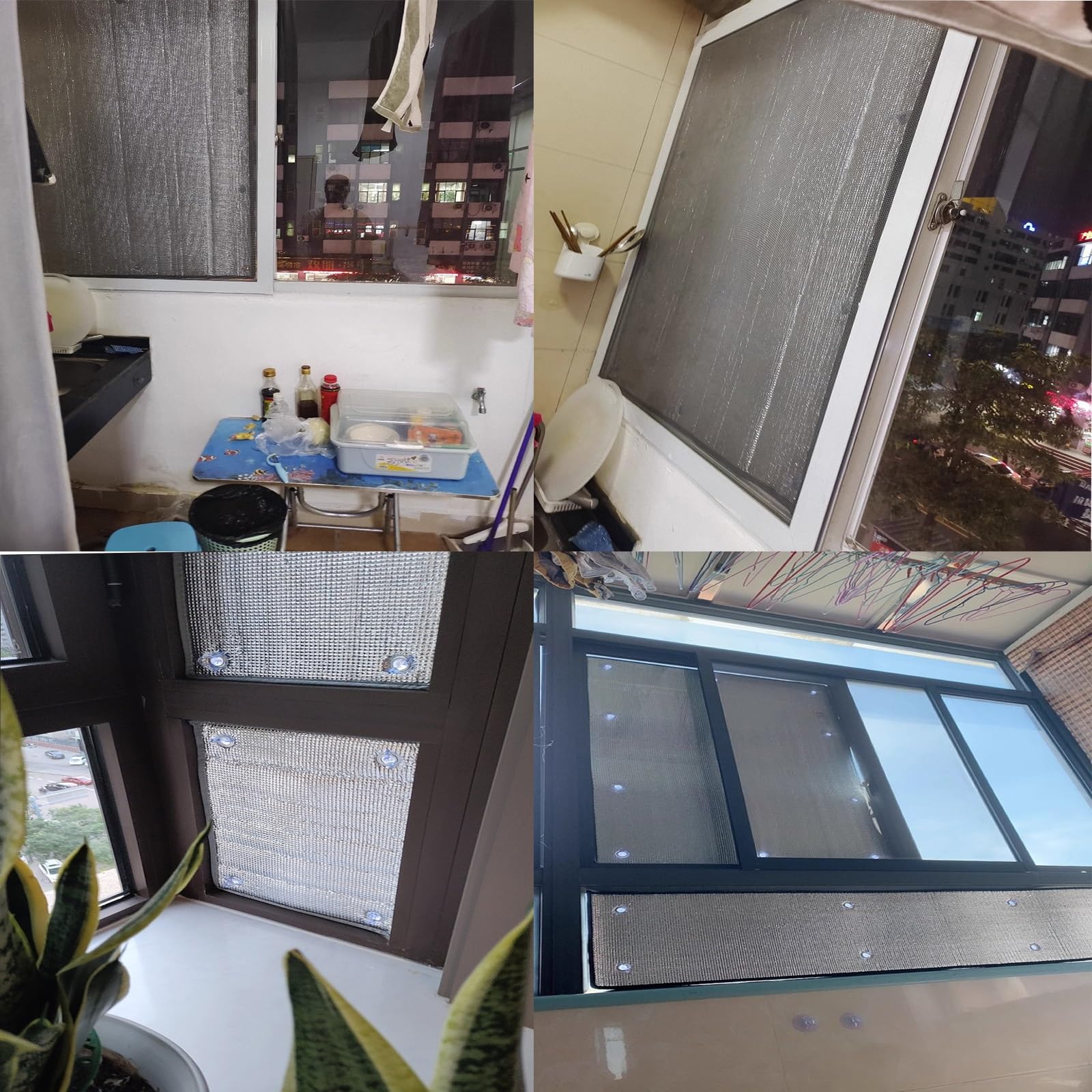 Película opaca para ventana de 8 mm – Película reflectante y aislante térmico para casa, coche, autocaravana, tienda – Protección U-V y reducción del deslumbramiento (28 x 87 pulgadas)