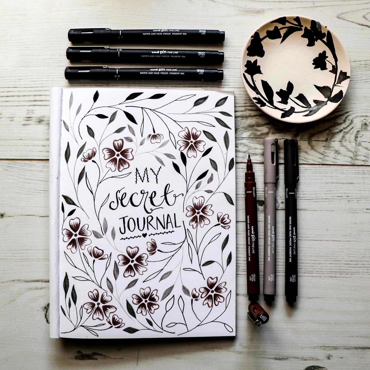 Penna Uni-ball Pin A Punta Fine Nera - Confezione Da 6 - Ideale Per Disegno Tecnico, Schizzi E Arte - Foto 9