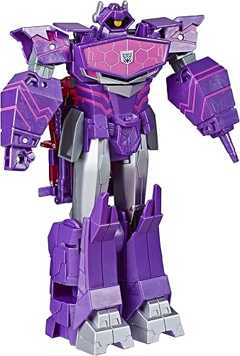 Miniatura 3 de Transformers Toys Cyberverse Ultimate Class Shockwave Figura de acción - Combina con Energon Armor para encender - Para niños de 6 años en adelante,