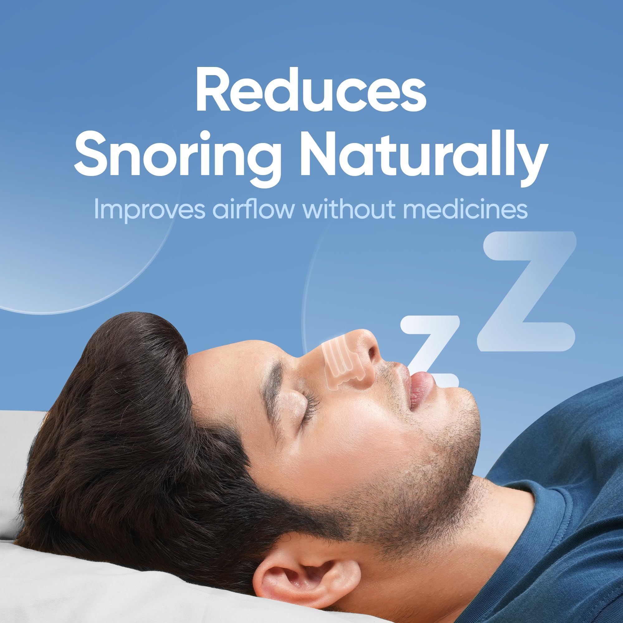 Frido Nasal Strips | Anti-Snoring Nose Strip with 12-Hour Adhesion | Transparent Nose Opener for Better Sleep | Snore Stopper for Men & Women | Pack of 15 — Amazon image 8