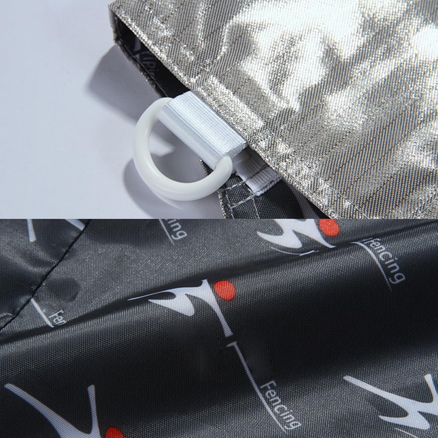 Fencing Metal Jacket, Washable Silver Thread Foil Metal Clothing, Fencing Equipment Protective Suit, Unisex Fencing Uniform, Metal Fencing Jacket(Pink,44)