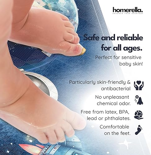 Miniatura 43 de Alfombrilla de Bañera Antideslizante Antimoho para Niños Libre de BPA con Ganchos - homerella® Animales Marinos del Océano 40x16, Alfombrilla de Abc