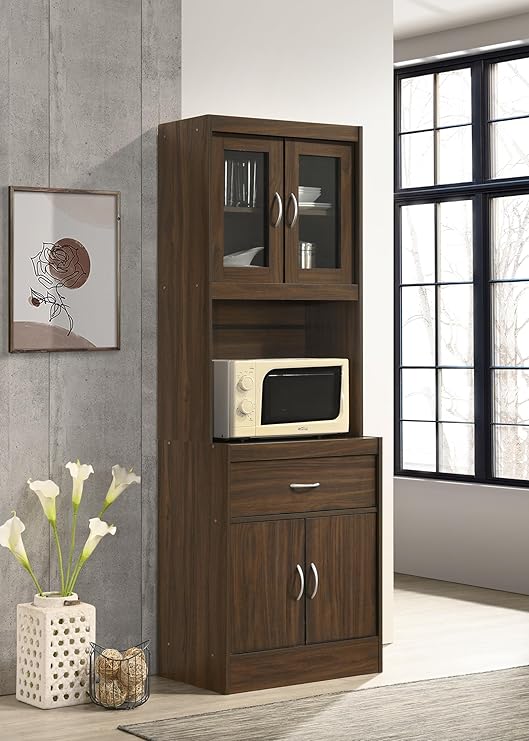DeckUp Zeus Engineered Wood Kitchen and Storage Unit (Walnut
