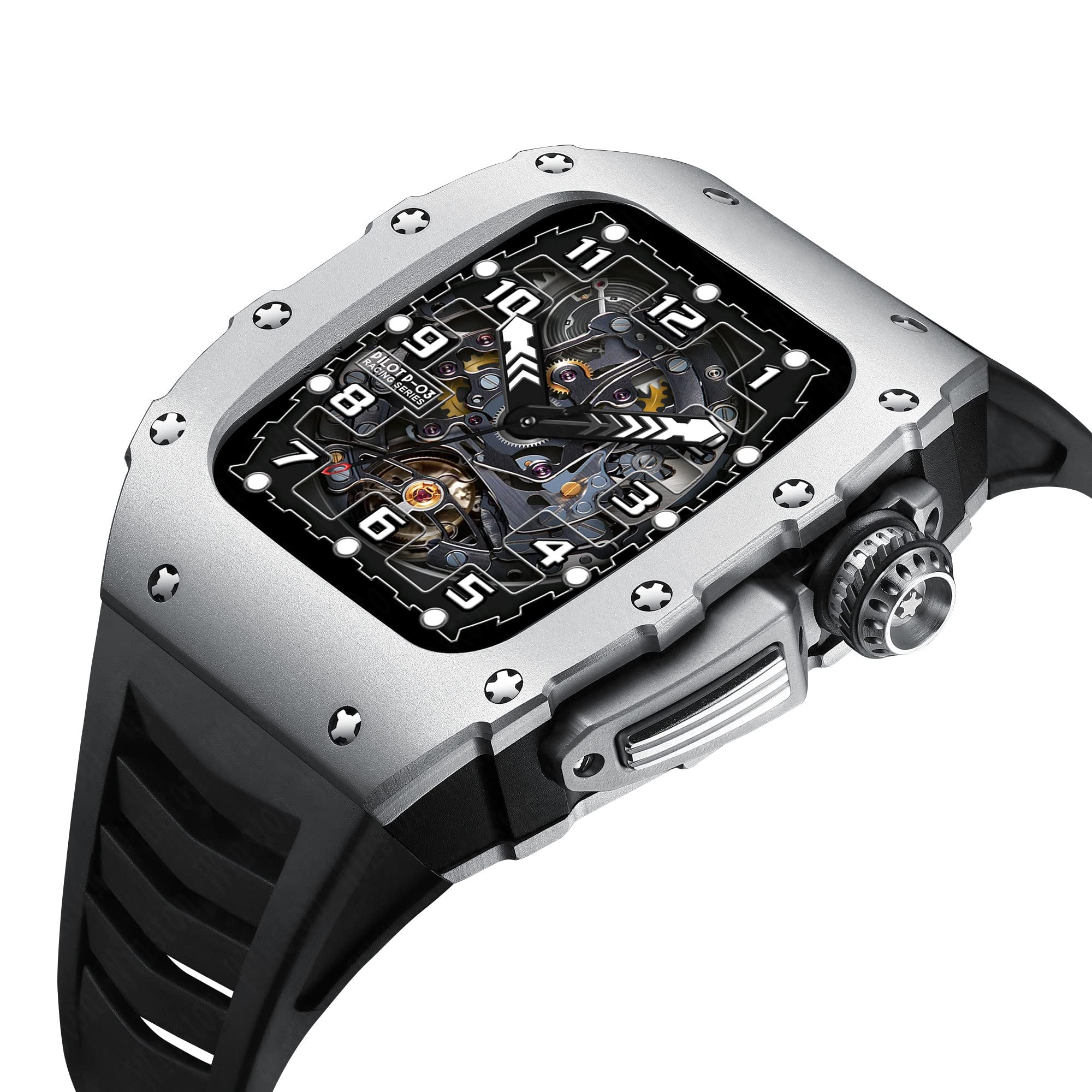 Kit boîtier aluminium Apple Watch protège et transforme votre montre - 8
