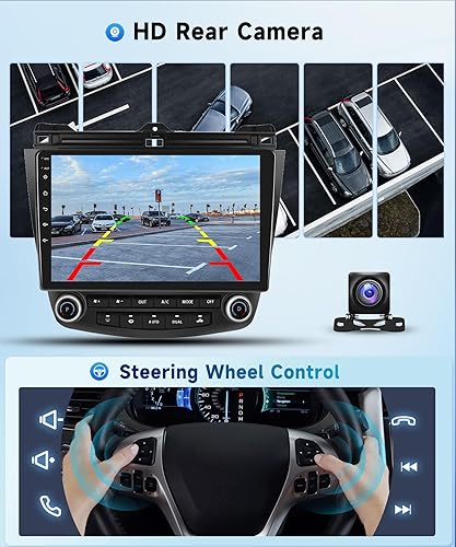 Miniatura 6 de Para Honda Accord 7th 2003 2004 2005 2006 2007 Android Car Stereo con Carplay inalámbricoAndroid Auto 10.1 "Pantalla táctil Autoradio Soporte WiFi