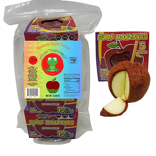 Pasta de manzana de caramelo sabor a chamoy cubre 40 manzanas