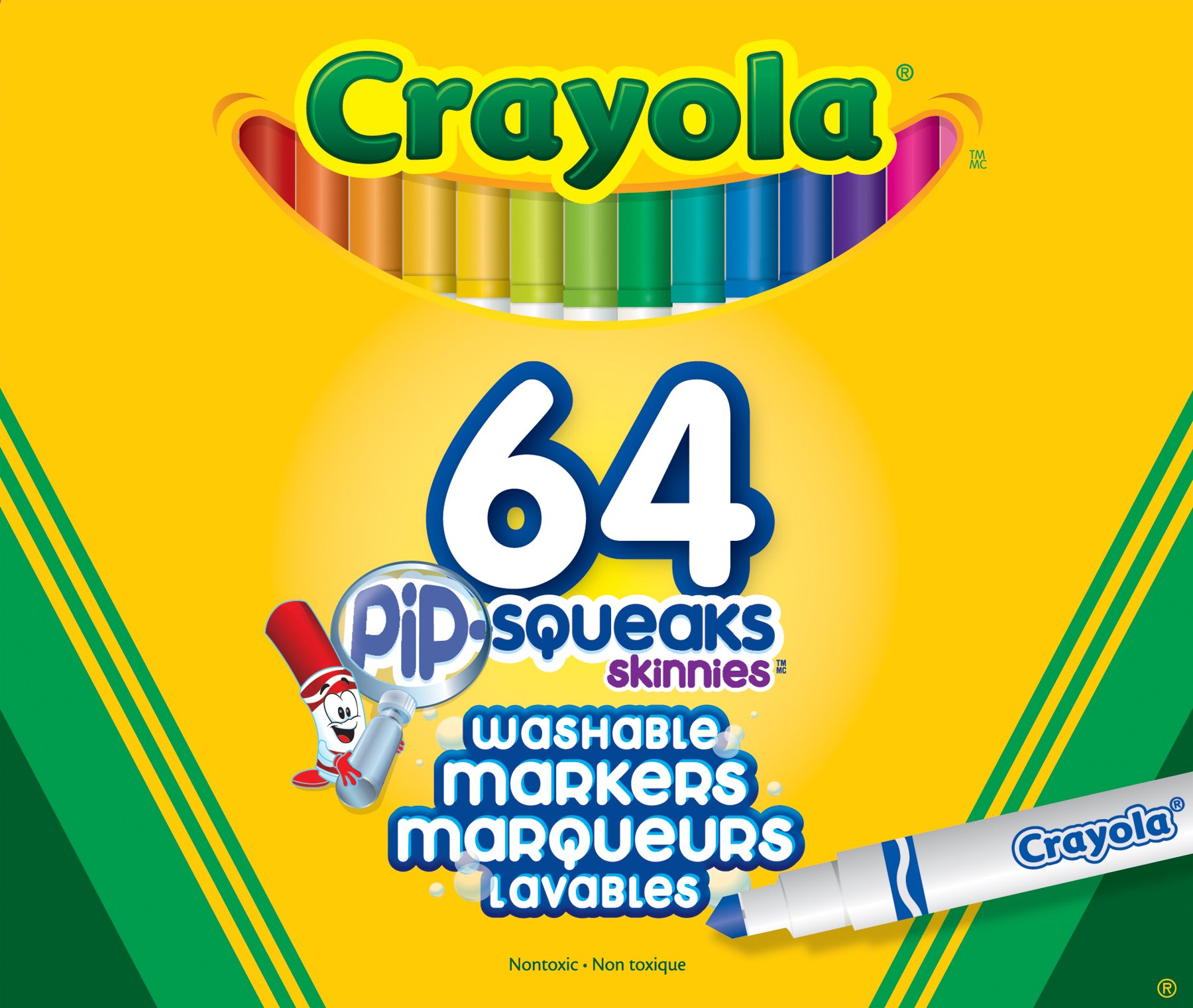 Crayola64 Pip-Squeak Skinnies Markers