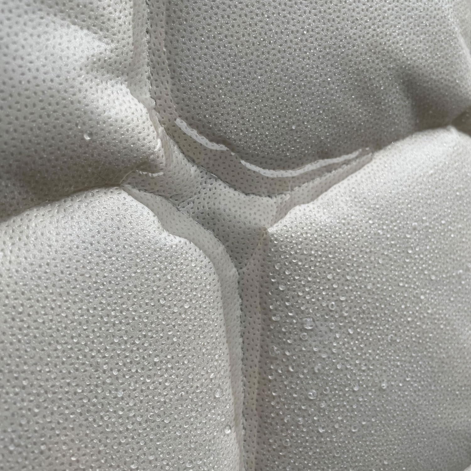 Sanosoft® Soft-Cord Krabbeldecke - rutsch- & wasserfest - Öko Tex & Made in Germany (Natur/Creme, 130x150cm)