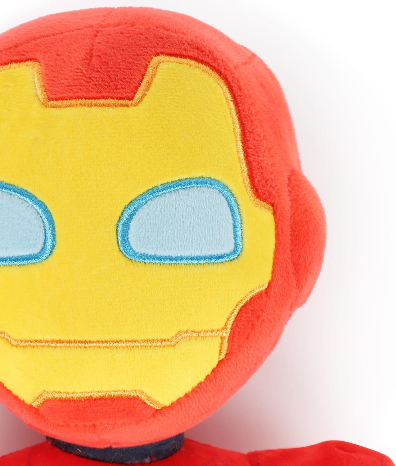 Jay Franco Marvel Kids Plush Pillow Buddy - Ultra-Soft Stuffed Plushie & Cozy Pillow, Official Licensed Product, Red - Iron Man and His Awesome Friends, 16.5 Inches