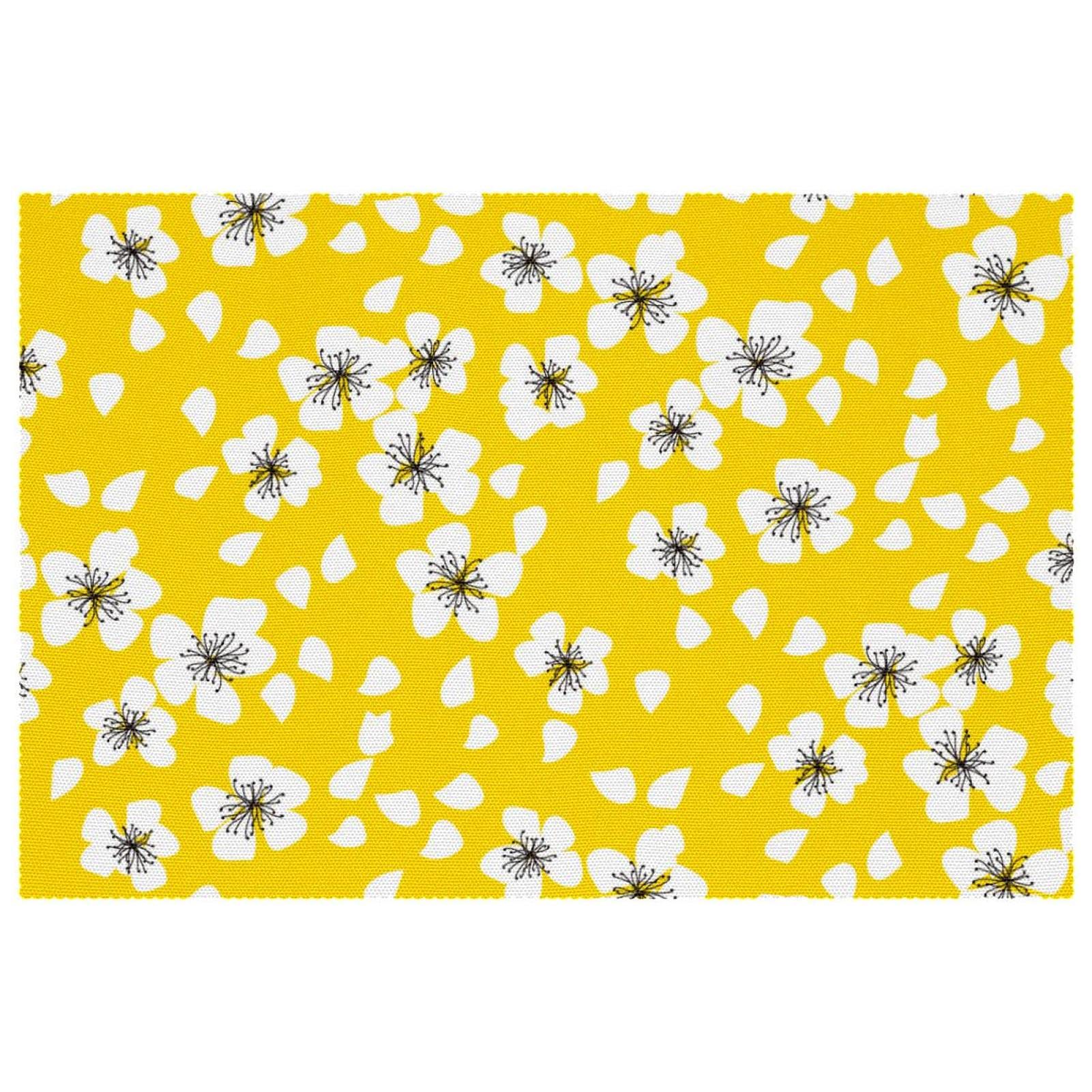 Sets de table à motif floral anti-rayures et résistants à la chaleur lot de 6