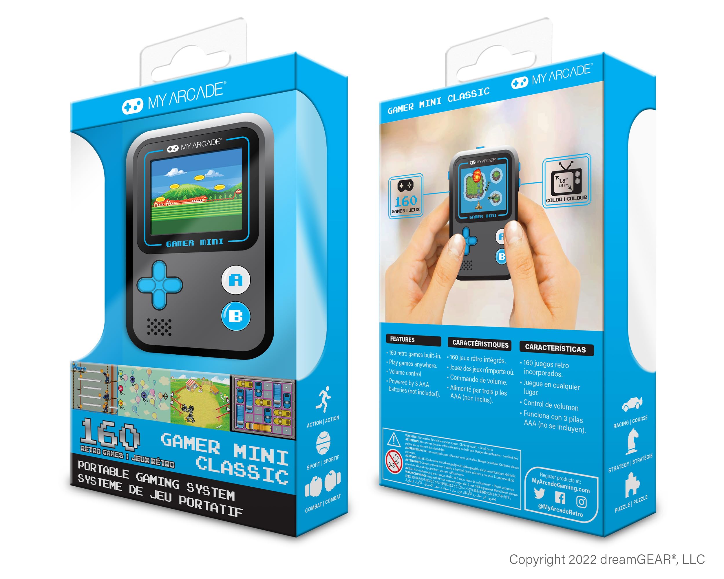 Amazon.com: My Arcade Gamer Mini Classic-Blue: Miniature Handheld Amazon.com: My Arcade Gamer Mini Classic-Blue: Miniature Handheld
