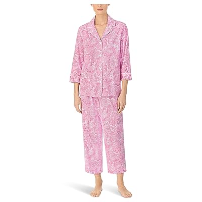 Lauren Ralph Lauren Essentials Bingham Knits Capri PJ Set Women