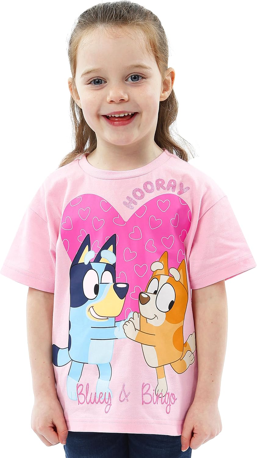 Bluey T Shirt for Girls | Bingo Tee Shirt | Girls Short Sleeve Shirt - Image 2