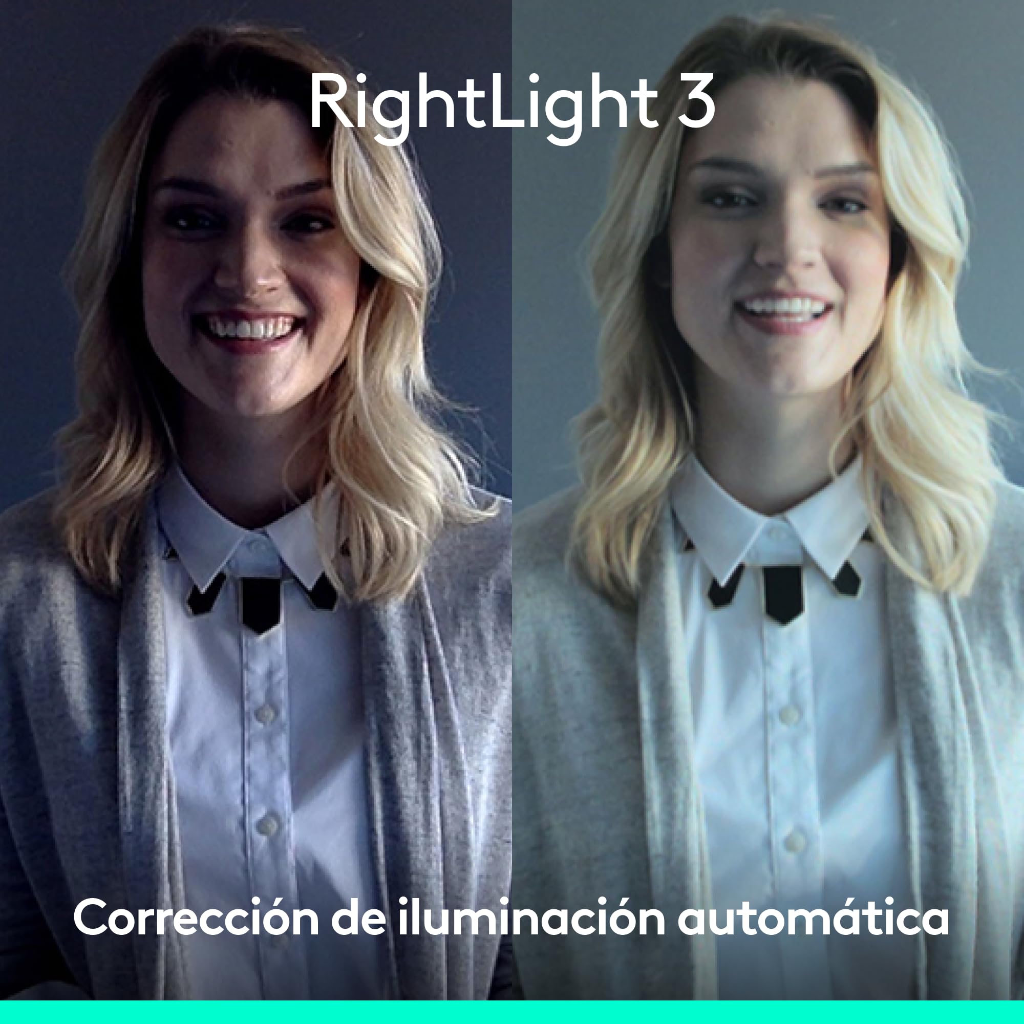 Logitech Brio 4K cámara Web, videollamadas, micrófono cancelación de Ruido, corrección de iluminación automática HD,Microsoft Teams, Zoom, Google Voice, Google Meet, PC/Mac/portátil/Macbook - Grafito