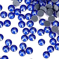 Vista 102 de 1440 piezas de diamantes de imitación termoadhesivos SS20 color púrpura2 con parte posterior plana, gemas de cristal de vidrio para ropa, camisas