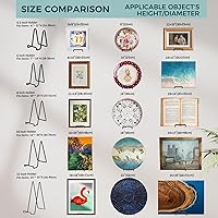 Vista 8 de Soporte de exhibición de caballete para platos, soportes de metal de 6 pulgadas para exhibición, soporte de fotos de mesa, caballetes de hierro