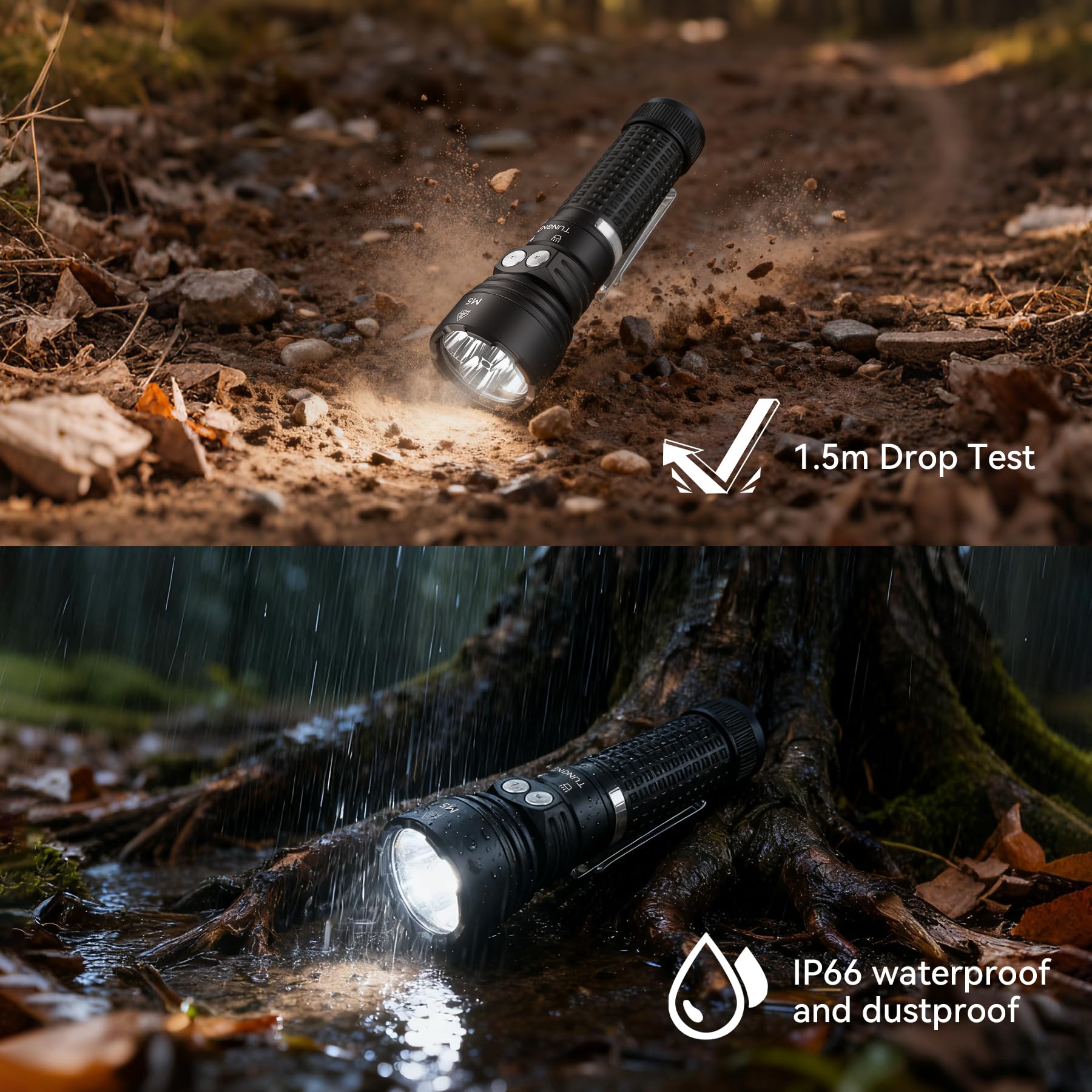 Lampe torche rechargeable M5 EDC