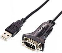 Vista 9 de Tera Grand - Cable adaptador USB 2.0 a RS232 Serial DB9 de 10 pies - Compatible con Windows 11, 10, 8, 7, Vista, XP, 2000, 98, Linux y Mac