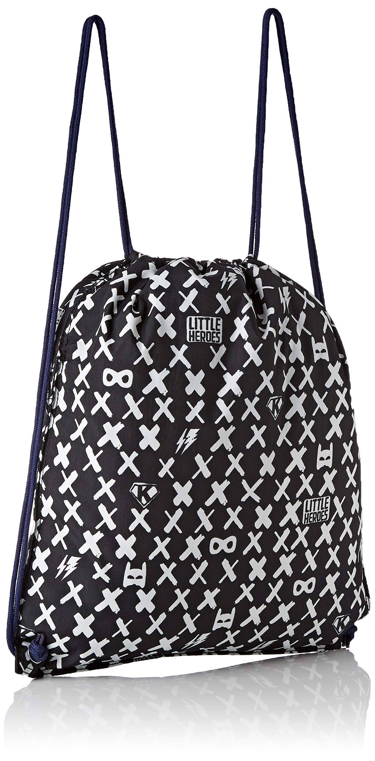 Kipling Supertaboo, Mochila con Cordón, Multifunciónal, Impermeable, 45 cm, 15 L, 0.24 kg, Azul (Galaxy Metallic) — view 2