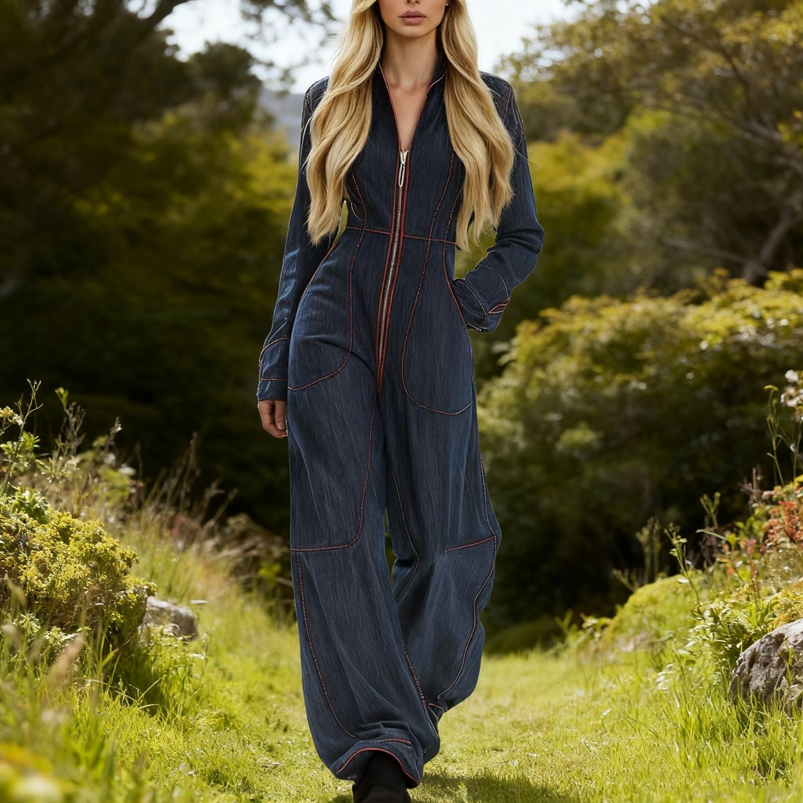 Combinaison Femme Mariage - décontractée unie avec grans poches combishort tendance le quotidien les activités plein air coupe confortable tenue toutes saisons