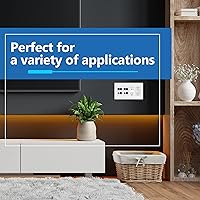 Vista 149 de LIDER LSWP-32M-W10P Placa sin tornillos acabado mate para interruptor, tamaño mediano de 2 segmentos de 4.88 x 4.92", policarbonato termoplástico