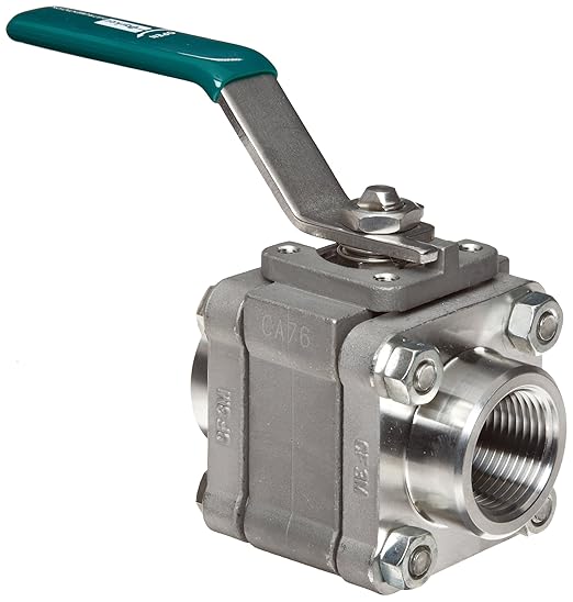 Parker SWB Series Stainless Steel Ball Valve, Inline, 3/4" NPT Female