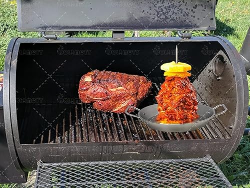 Miniatura 6 de DOLAMOTY Parrilla Vertical Brocheta Pan Gyro Pincho Shawarma Soporte para horno, Brocheta Al Pastor para parrilla, Hack El Pastor para Tacos Al