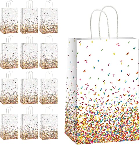 Miniatura 8 de 12 bolsas de regalo de fiesta de preescolar para graduación de preescolar, suministros de fiesta, bolsas de regalo con texto en inglés "You Did It",