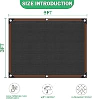 Vista 2 de Tela de Sombra para Plantas de Jardín y Invernadero, 40-50% de Protección Solar - para Jardín al Aire Libre, Césped, Telas de Sombra Solar