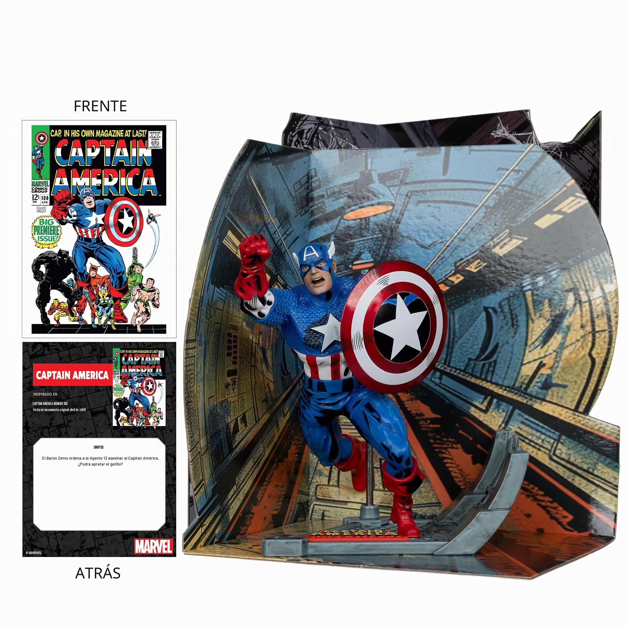 Marvel Collection 1:10th Wv2 - Captain America (Captain America 100)