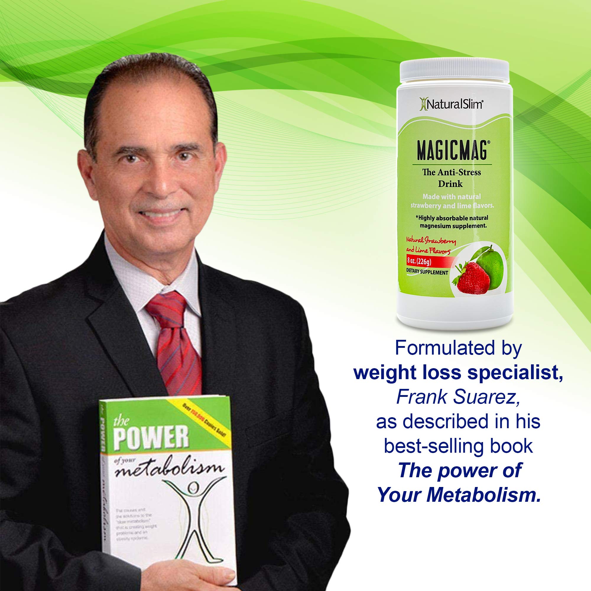 NaturalSlim Magicmag Pure Magnesium Citrate Powder Stress