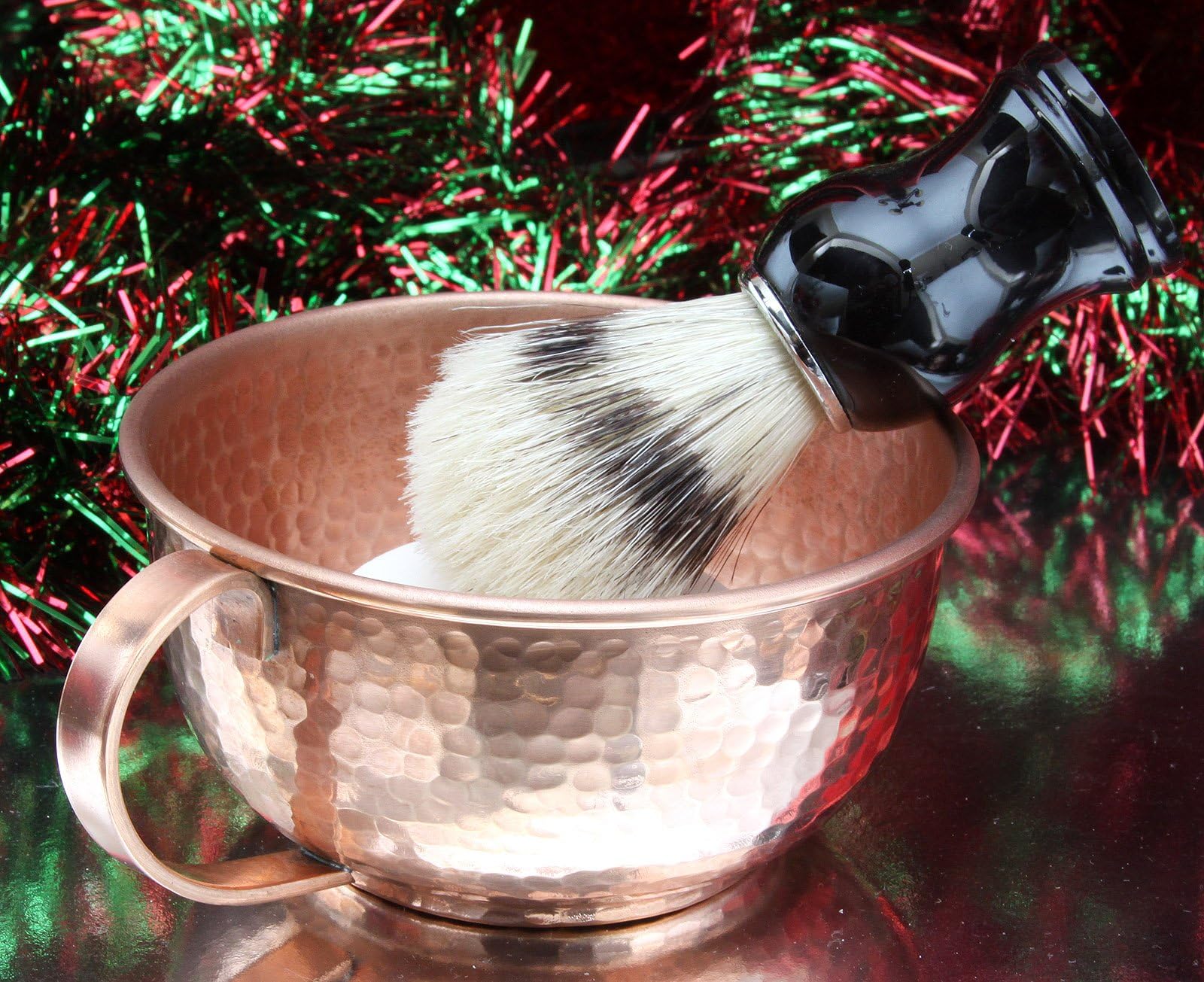 Hammered Copper Shaving Bowl, Shave Mug/Cup
