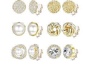 Clip On Earrings for Non-Pierced Ears: The Perfect Accessory for Women