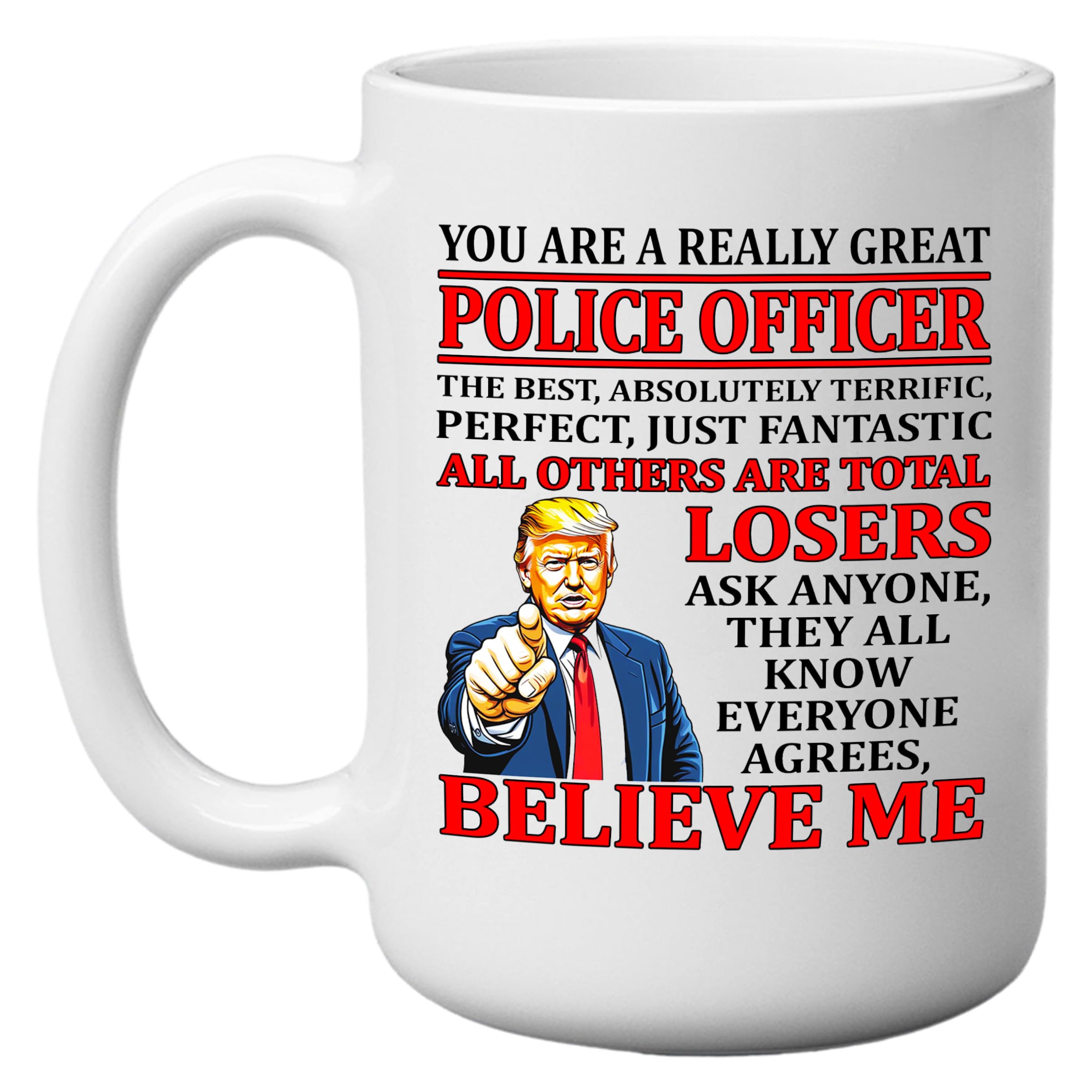 DAJDC Funny Police Officer Sarcastic Coffee Mug ...