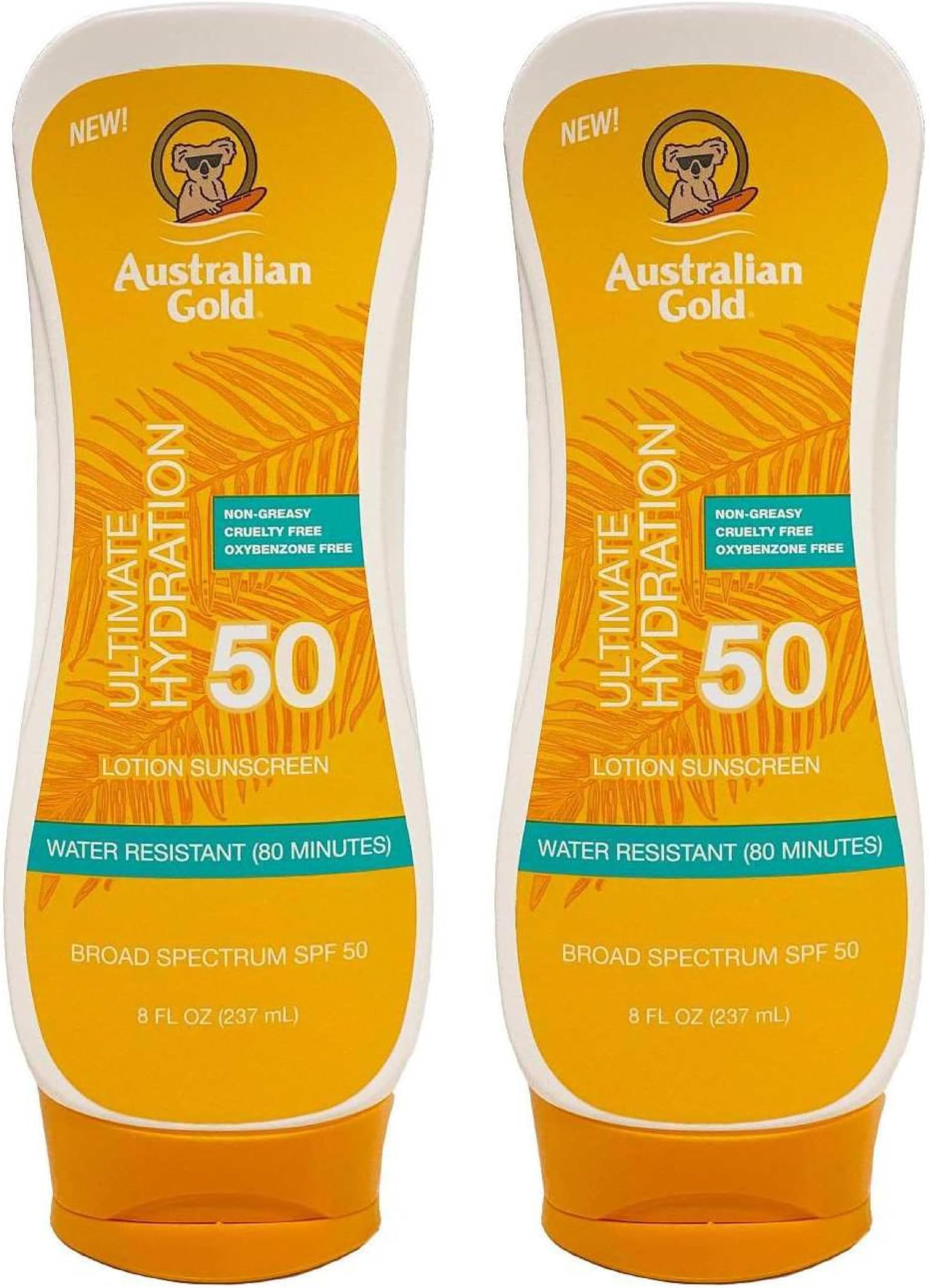 Spf50 Lotion Moisture Max 8 Ounce (237ml) (2 Pack)