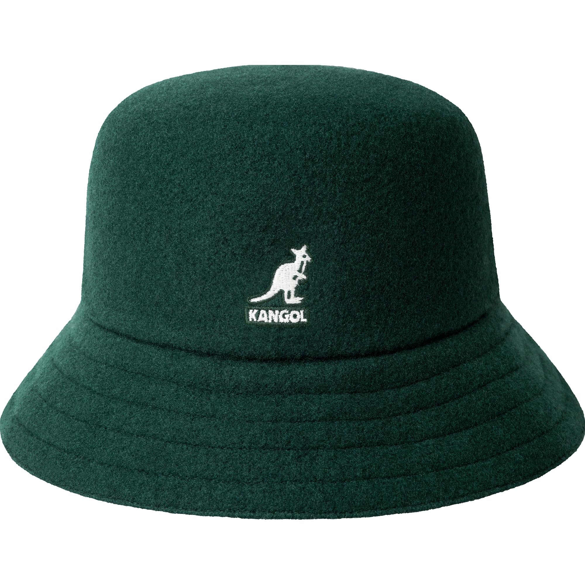 Kangol Wool Lahinch Bucket Hat by Women/Men - Cloth Fishing Trend Winter Autumn-Winter - M (56-57 cm) Dark Green