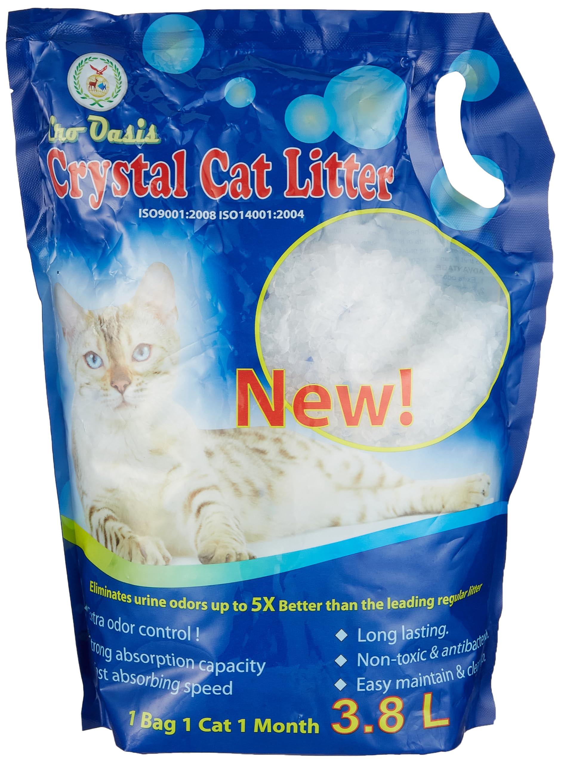 CRYSTALS CAT LITTER 3.8L