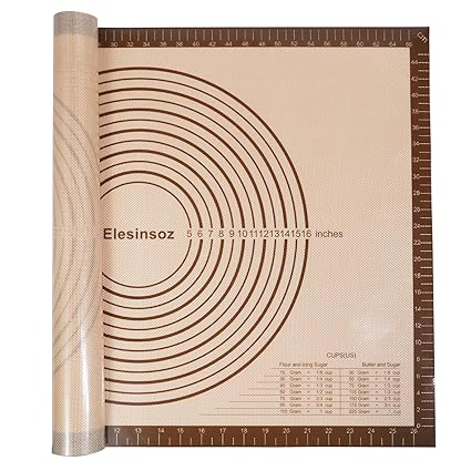 Elesinsoz Silicone Pastry Mat, 28