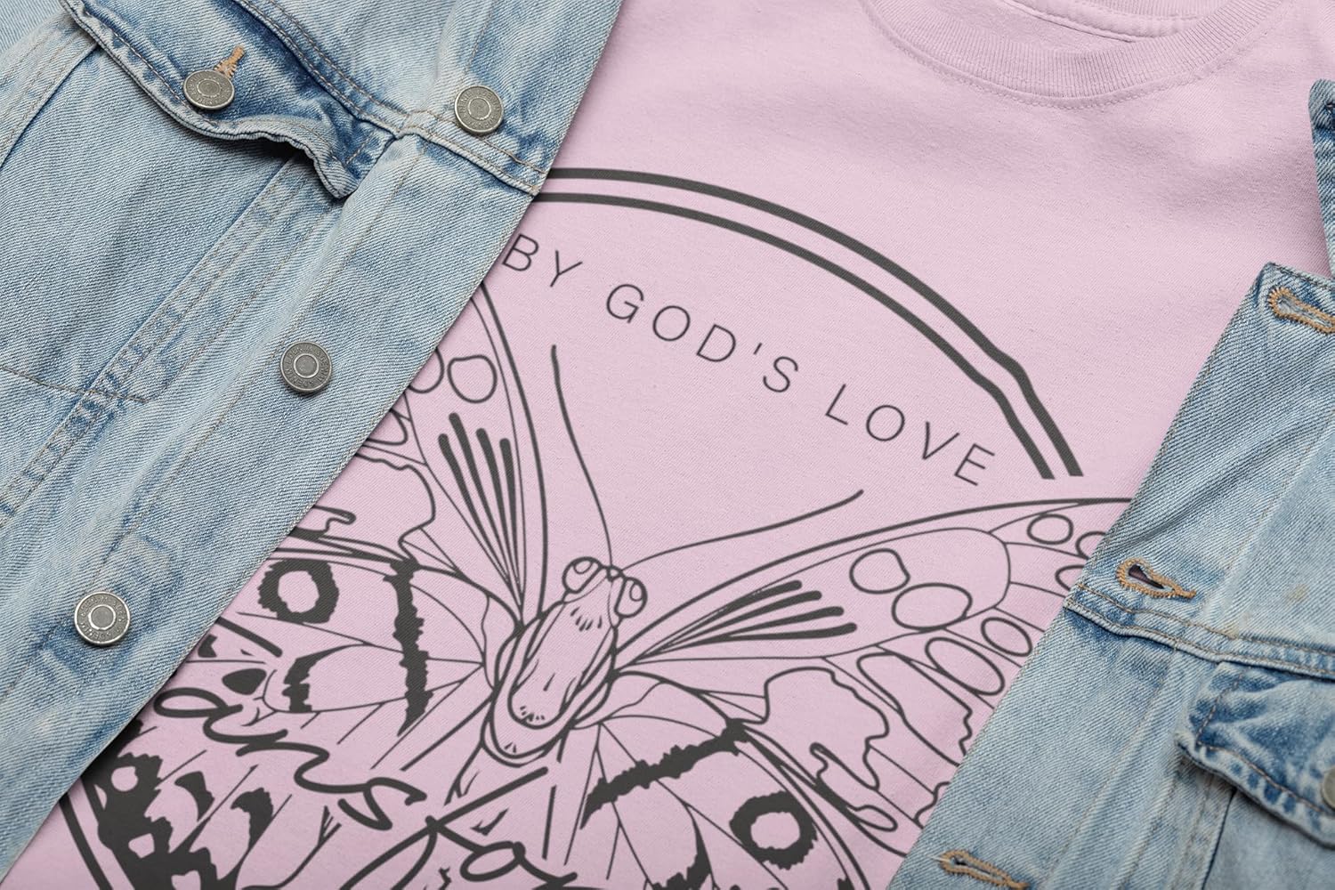 Womens Christian Tshirt Jesus The Way The Truth The Life Jesus Christian Short Sleeve T-Shirt Graphic Tee - Image 4