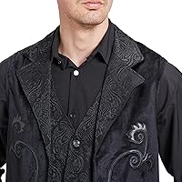 Vista 4 de PHOACE Chaleco gótico steampunk de Aristócrata para hombre