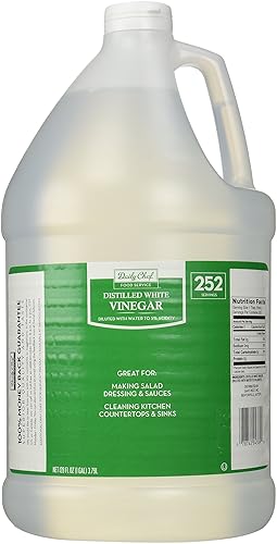 Daily Chef Vinagre blanco destilado botella de galón