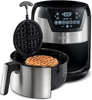 Gourmia GAFW598 2 in 1-5-Quart Digital Air Fryer + Waffle Maker