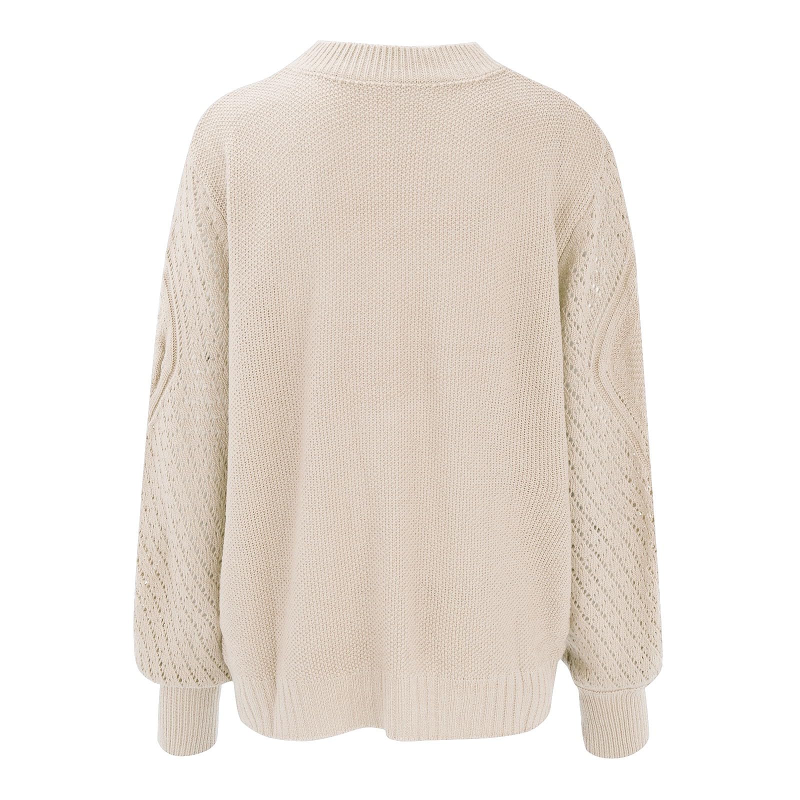 2025 Nuevo Suéter Mujer Elegante Y Elegante Cuello Redondo Suéter Fino Oversize Mujer Manga Larga Sudadera Invierno Grueso Caliente Suéter Casual Ancho Alto Punto Versátil Túnica Color Sólido Xxxxxl