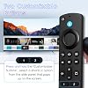 Control remoto de repuesto para todas las series Fire, TV Stick (HD, 4K, 4K Max, Lite), TV Cube, para TVs Insignia/Pioneer/Smart con voz 4
