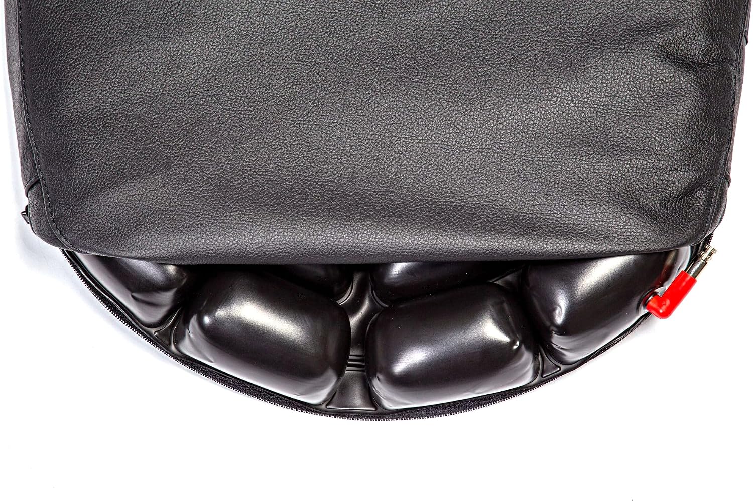 AIRHAWK Ergonomic Office/Chair Seat Cushions with Leather Cover for Desk, Stadium Seats, Construction, Airlines, Car & Truck Driver Use, Pressure Relief, Posture Support