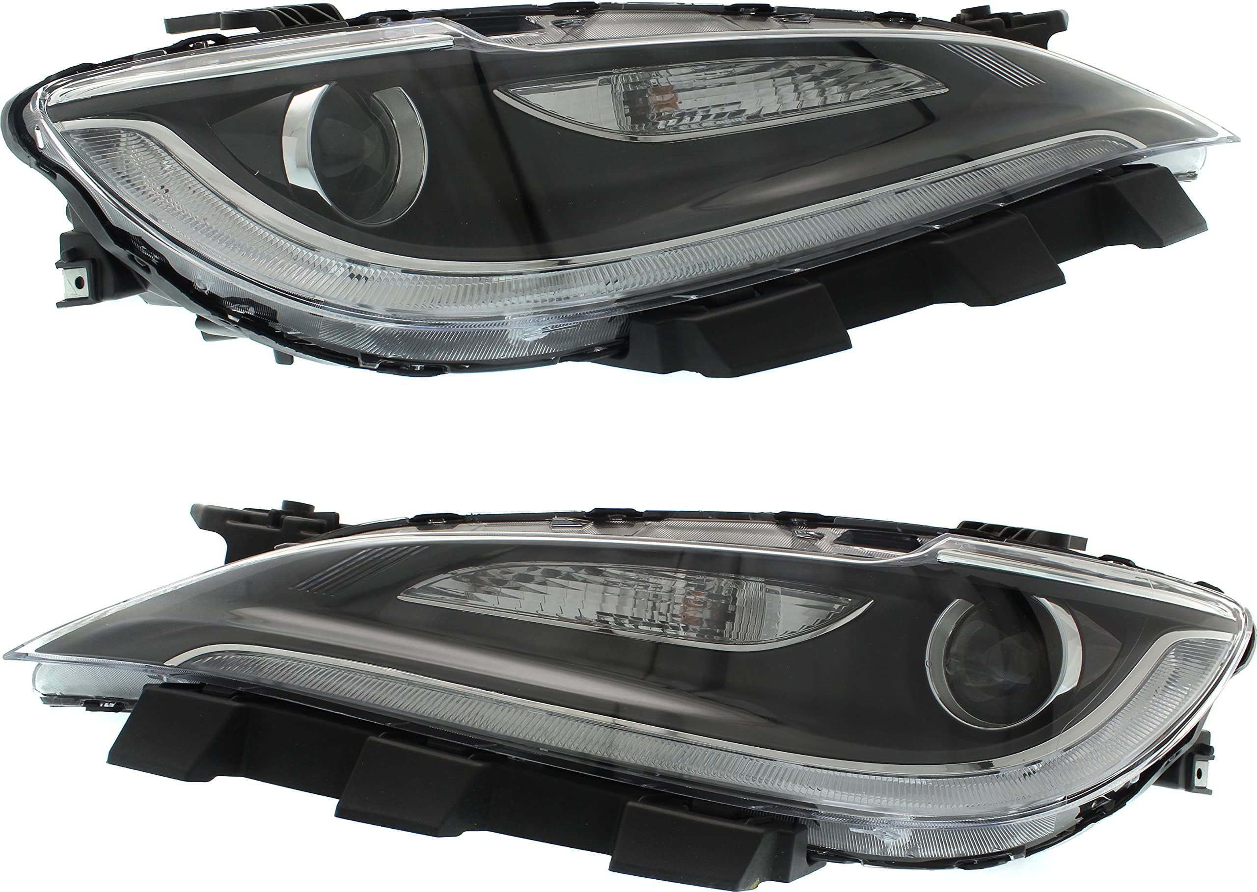 Garage-Pro Driver and Passenger Side Headlight for Chrysler 200 LX 2016-2017 Halogen With bulb(s) CAPA Replaces# 68284785AA 68284784AA