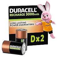 Duracell Batterie Ricaricabili D (Confezione da 2)