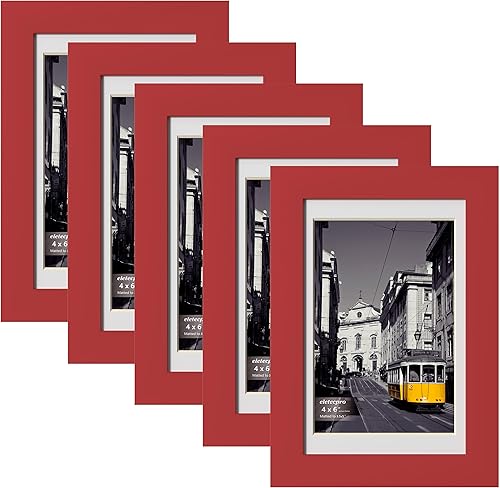 Vista 47 de eletecpro Juego de 10 marcos de fotos de 8 x 10 pulgadas, collage de fotos, decoración de pared, fotos de 5 x 7 con paspartú o de 8 x 10 pulgadas