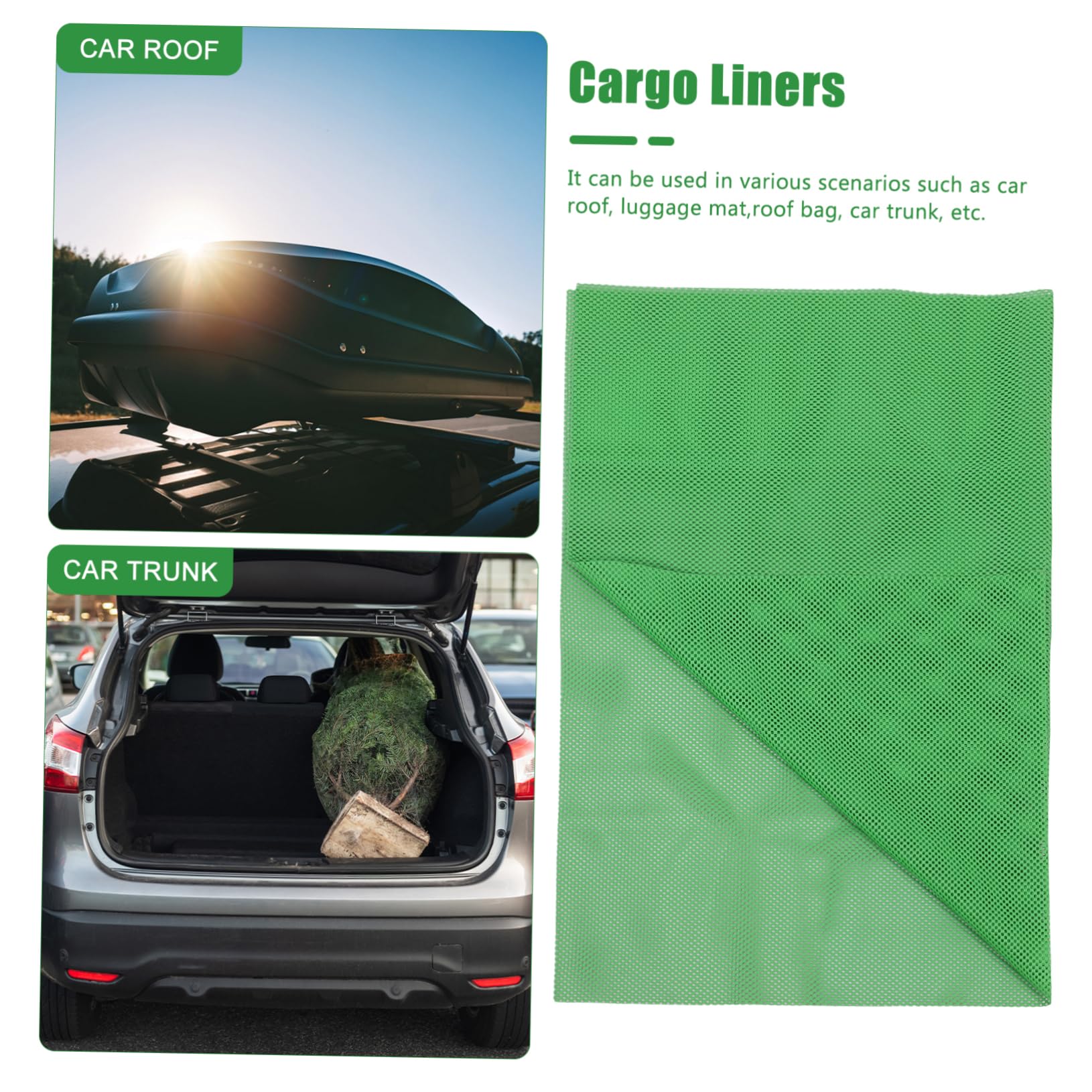 Alipis Car Roof Rack Pad Anti-Skid PVC Mat for Cargo Bag SUV Roof Rack Mat Fits Under