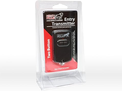 Mighty Mule(FM134)Dual Button Gate Opener Remote ,Black